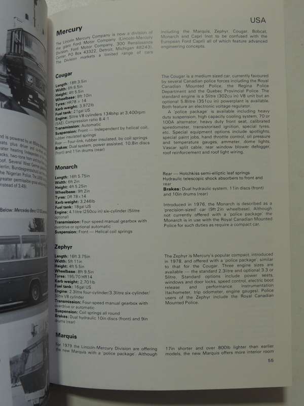 Police Vehicles Of The World - Roy D. Ingleton