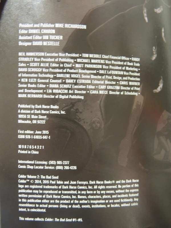 Colder Series: Vol's 1-3 Colder, The Bad Seed, Toss The Bones - Paul Tobin & Juan Ferreya