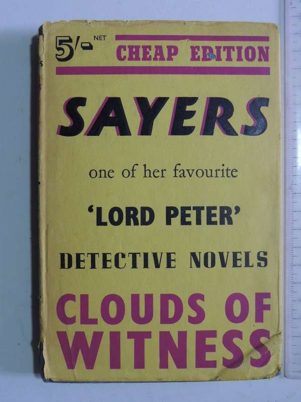 Clouds Of Witness - Dorothy L. Sayers   13th Impression 1954