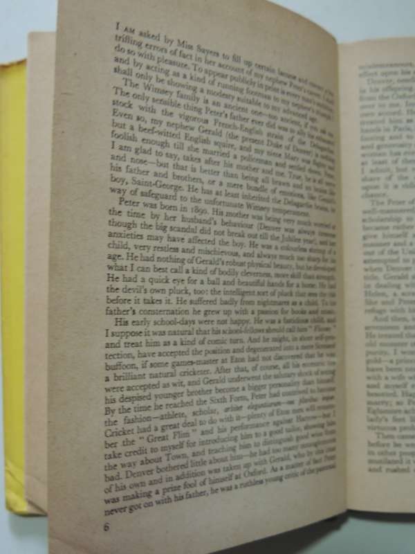 Clouds Of Witness - Dorothy L. Sayers   13th Impression 1954