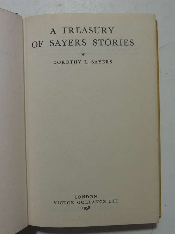 A Treasury Of Sayers Stories- Dorothy L. Sayers