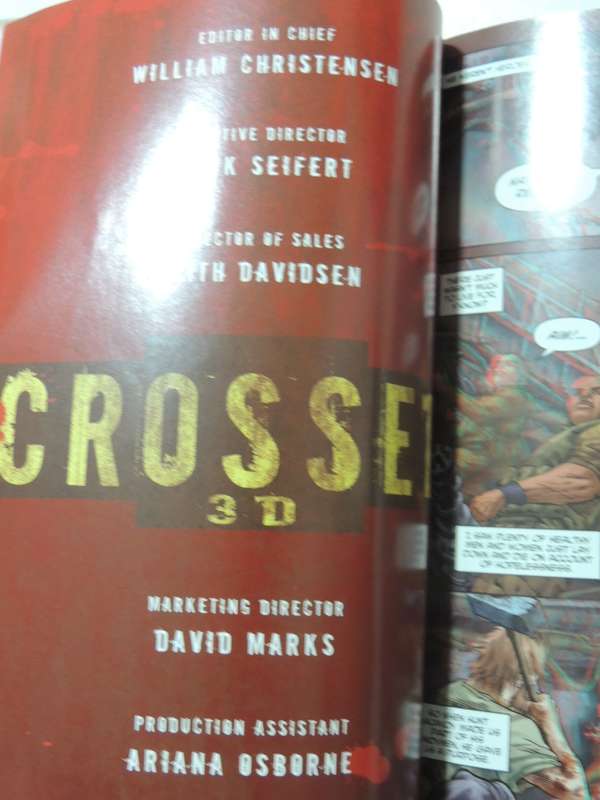 Crossed 3D Vol 1 - David Lapham & Gianluca Pagliarani     Glasses Incl