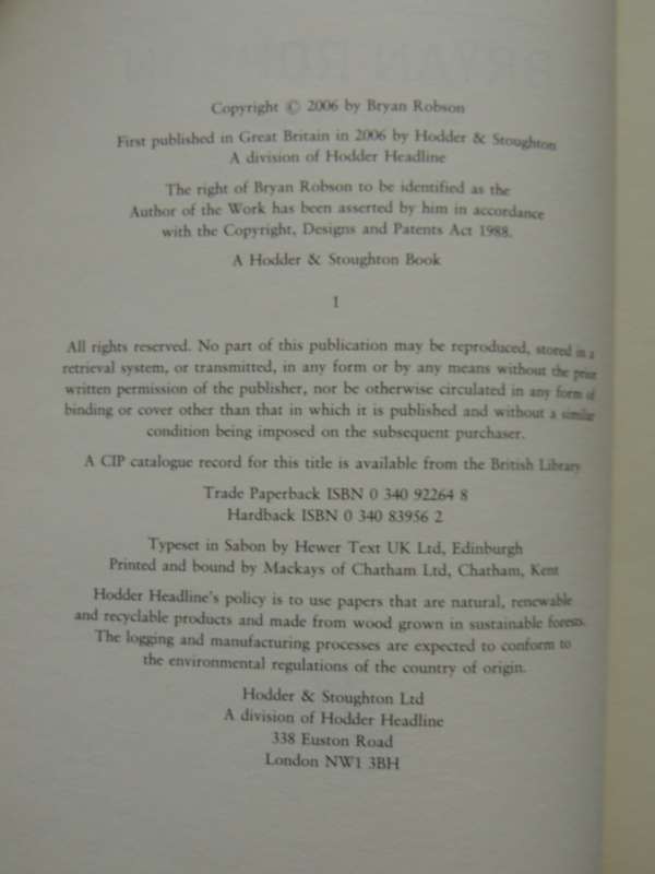 Robbo: My Autobiography - Bryan Robson