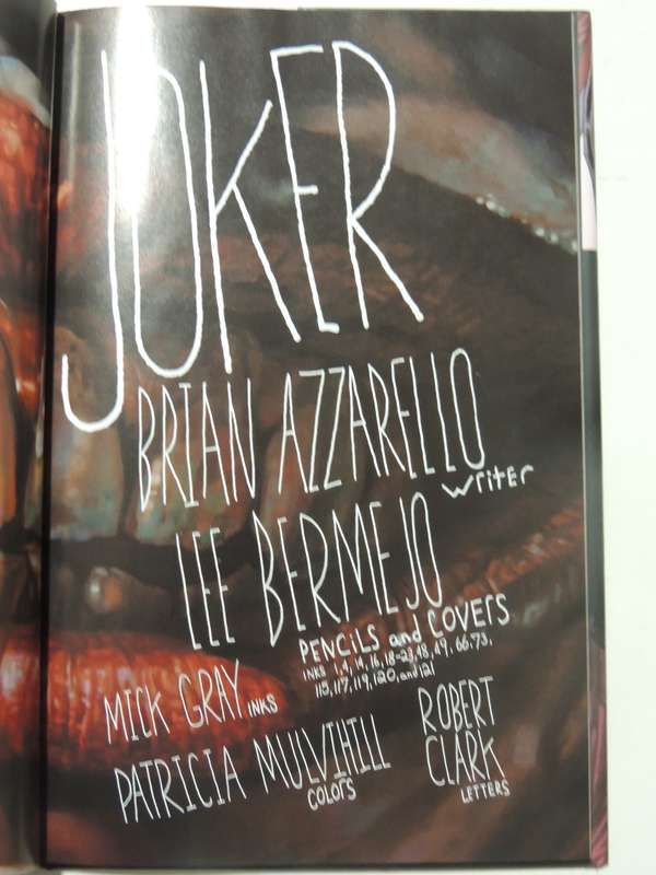 Joker - Brian Azzarello & Lee Bermejo