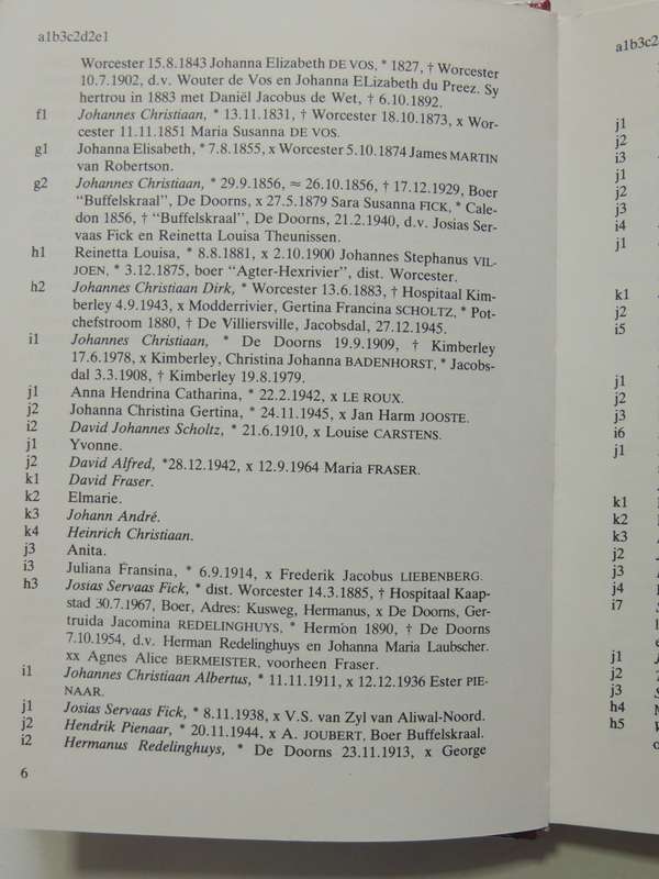 RABIE - RABE - Gelsagsregister van Elf Stamvaders - RG Grebe, WPJ Rabe, HR Rabe  1982  (AS IS)