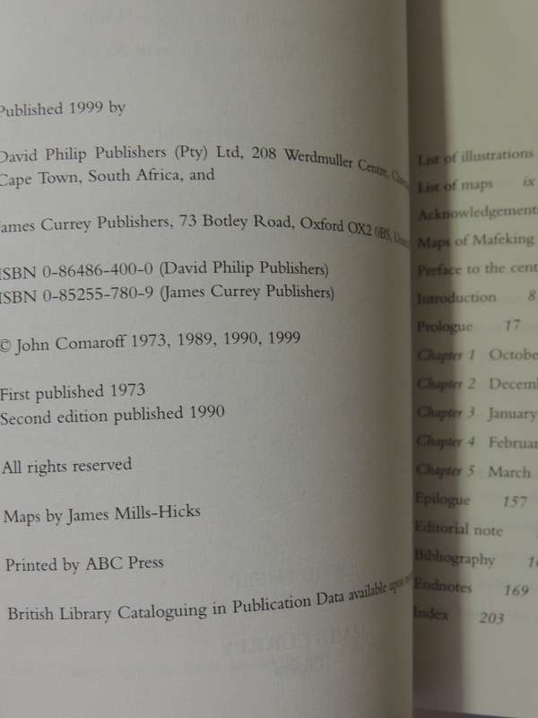 The Mafeking Diary Of Sol T. Plaatje - ed John Comaroff & Brian Willan