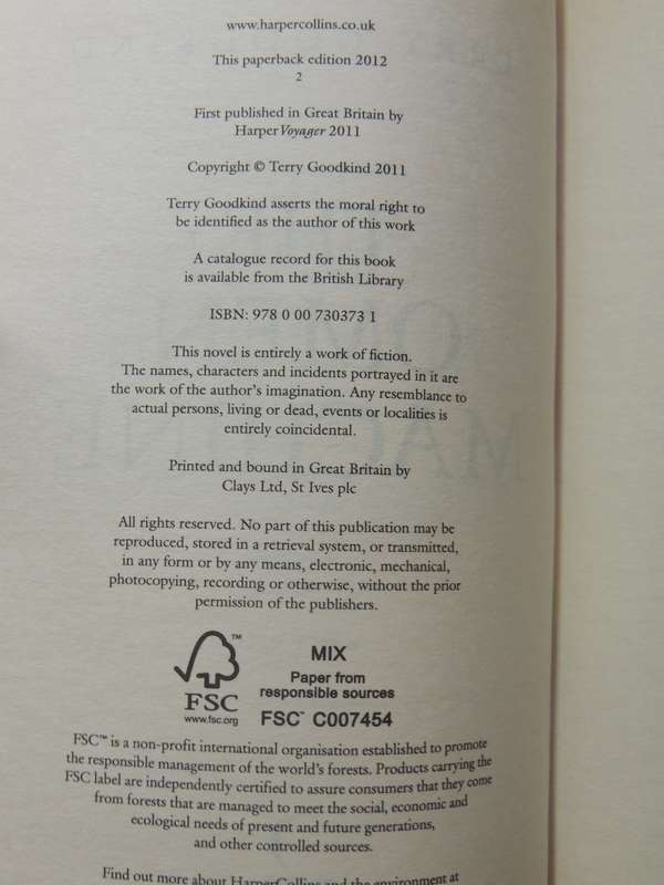 The Omen Machine - Terry Goodkind