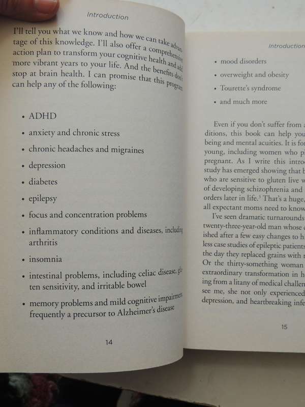 Grain Brain..Surprising Truth About Wheat, Carbs Sugar Your Brain's Silent KillersDavid Perlmutter