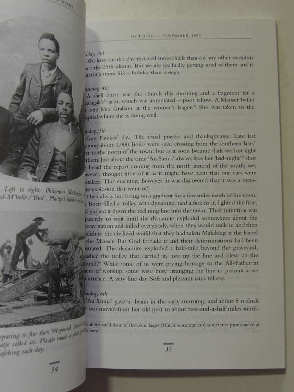 The Mafeking Diary Of Sol T. Plaatje - ed John Comaroff & Brian Willan