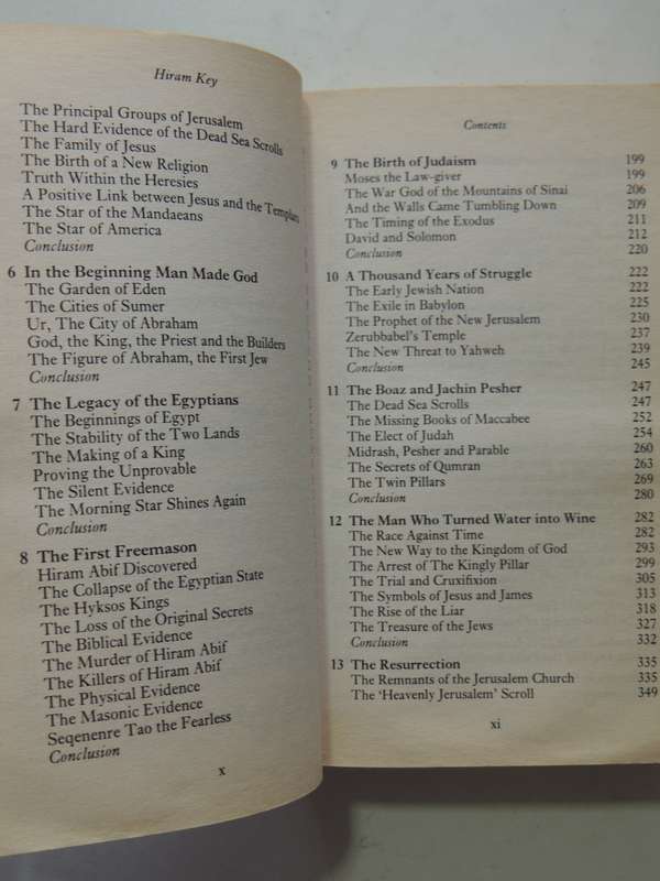 The Hiram Key: Pharaohs, Freemasons & The Discovery Of The Secret Scrolls Of Jesus - Christopher K