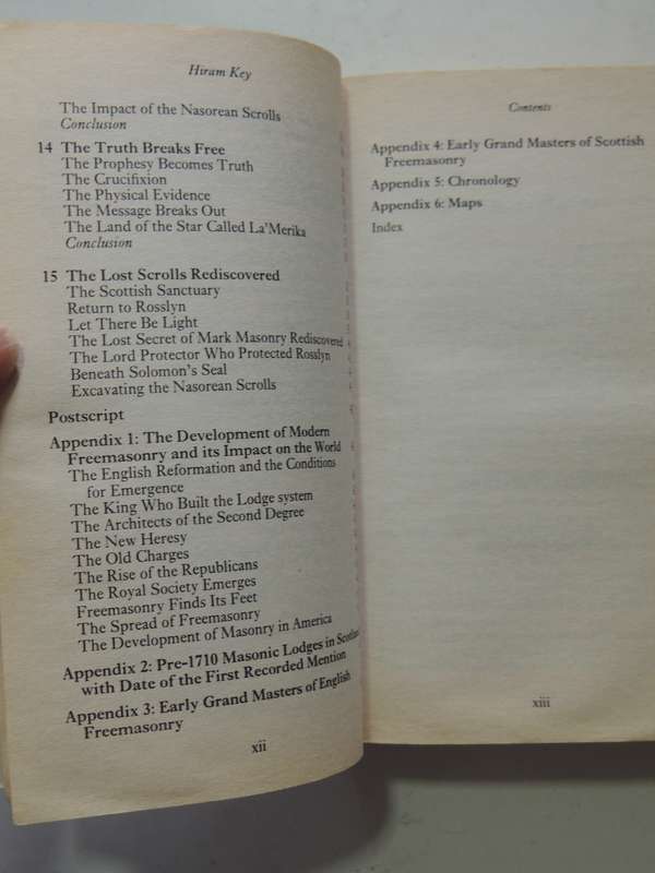 The Hiram Key: Pharaohs, Freemasons & The Discovery Of The Secret Scrolls Of Jesus - Christopher K