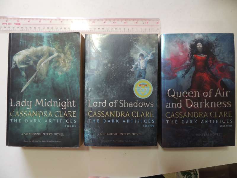Shadowhunters Dark Artifices 3 Vol Set, Lady Midnight, Lord of Shadows,Queen of Air- Cassandra Clare