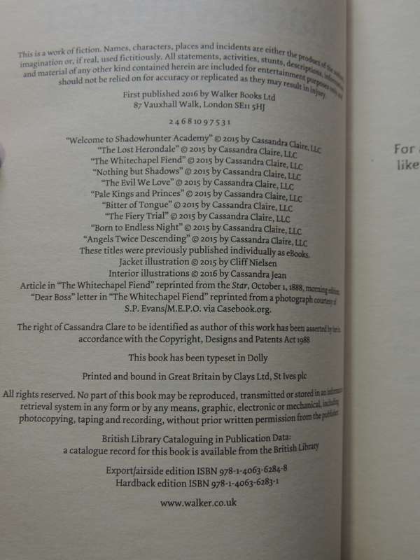 Tales from the Shadowhunter Academy- Cassandra Clare, Sarah R Brennan, Maureen Johnson,Rob Wasserman