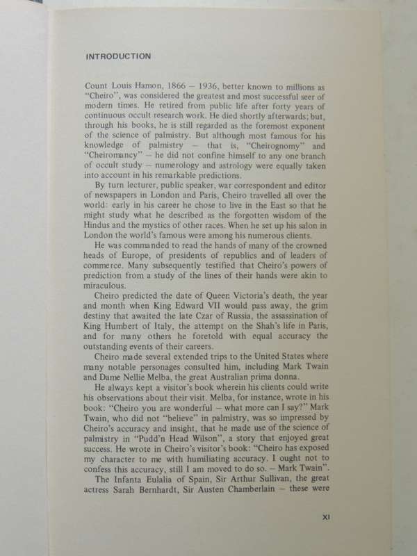 The Cheiro Book Of Fate Of Fortune - Cheiro   VERY SCARCE