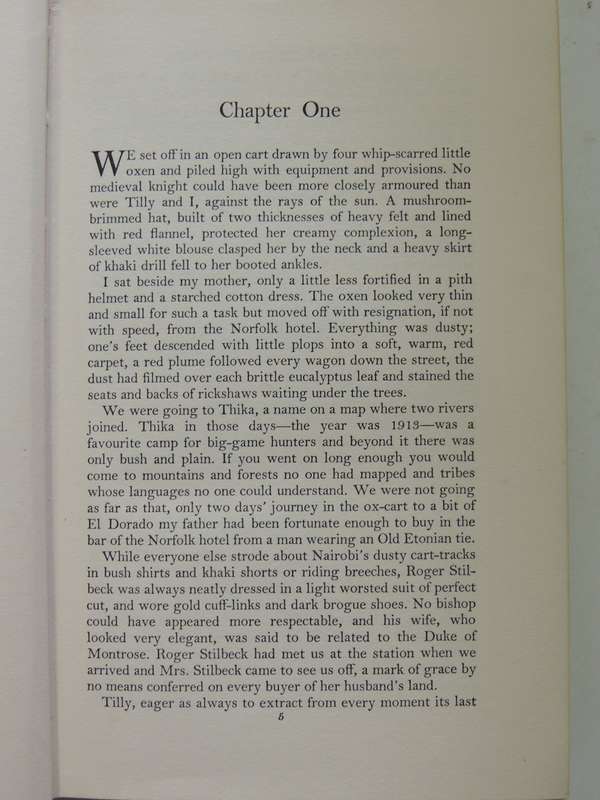 The Flame Trees Of Thika: Memories Of An African Childhood- Elspeth Huxley 1959