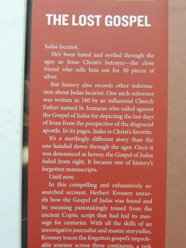 The Lost Gospel: The Quest For The Gospel Of Judas Iscariot - Herbert Krosney