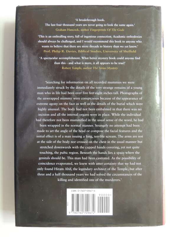 The Hiram Key: Pharaohs, Freemasons & Discovery Of Secret Scrolls Of JesusChristopher Knight, R L