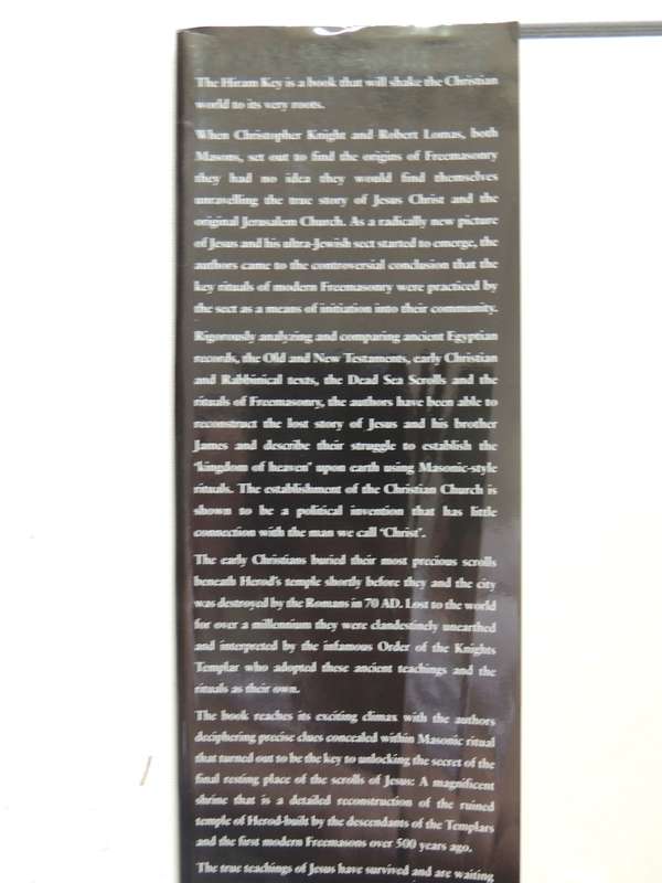 The Hiram Key: Pharaohs, Freemasons & Discovery Of Secret Scrolls Of JesusChristopher Knight, R L