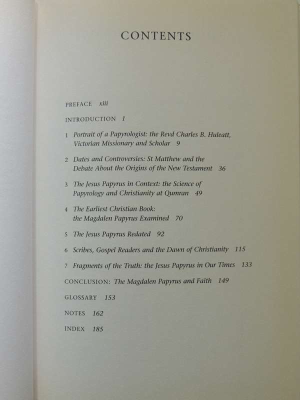 The Jesus Papyrus- Carsten Peter Thiede & Matthew D'Ancona
