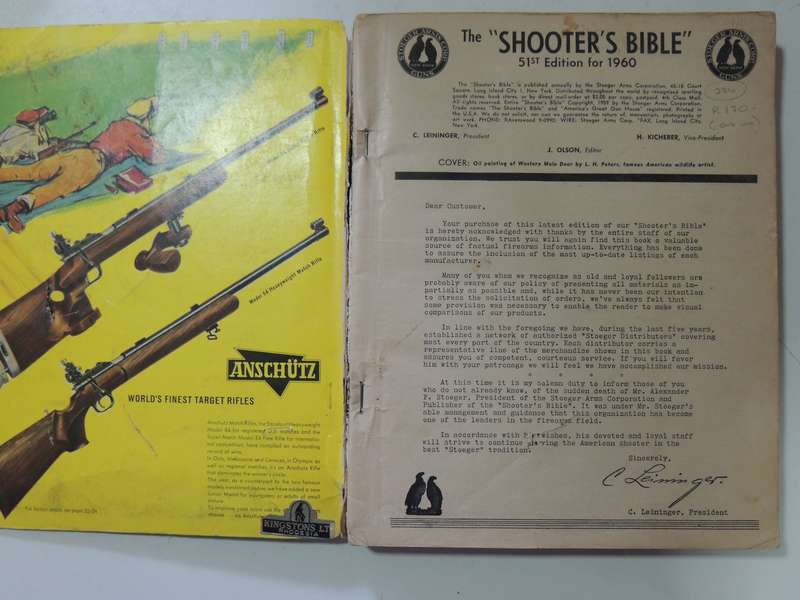 The "Shooter's Bible" 51st Edition for 1960