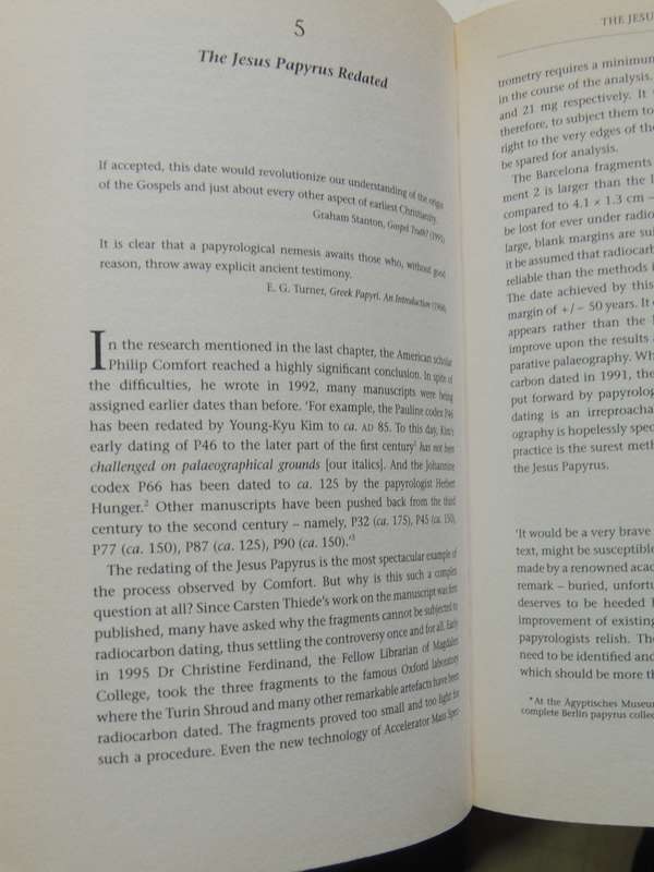 The Jesus Papyrus- Carsten Peter Thiede & Matthew D'Ancona