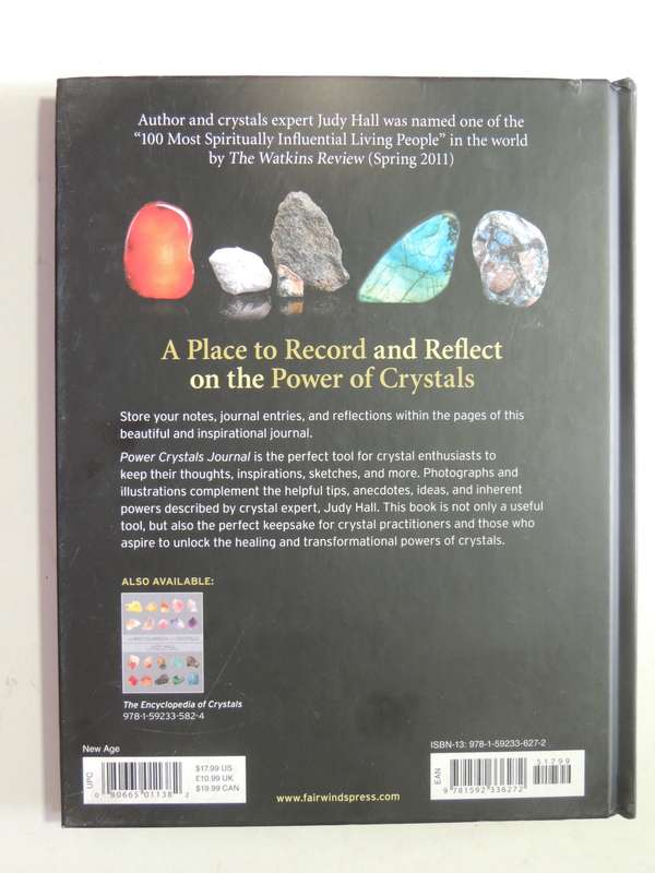 Power Crystals Journal: Guided Journal To Magical Crystals, Gems And Stones For Healing..- Judy Hall