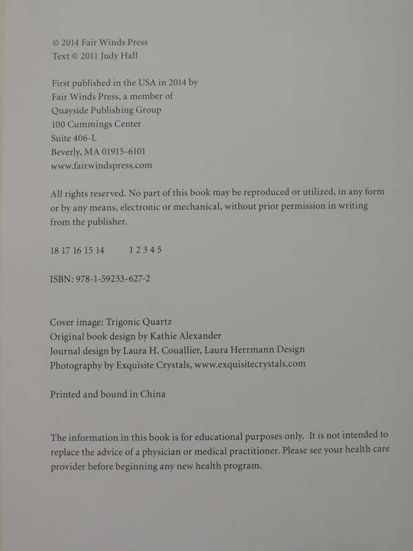 Power Crystals Journal: Guided Journal To Magical Crystals, Gems And Stones For Healing..- Judy Hall