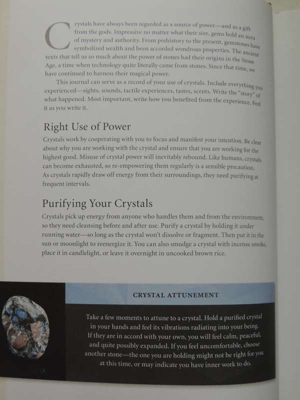 Power Crystals Journal: Guided Journal To Magical Crystals, Gems And Stones For Healing..- Judy Hall