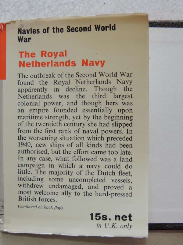 Navies Of The Second World War: Royal Netherlands Navy - H.T. Lenton