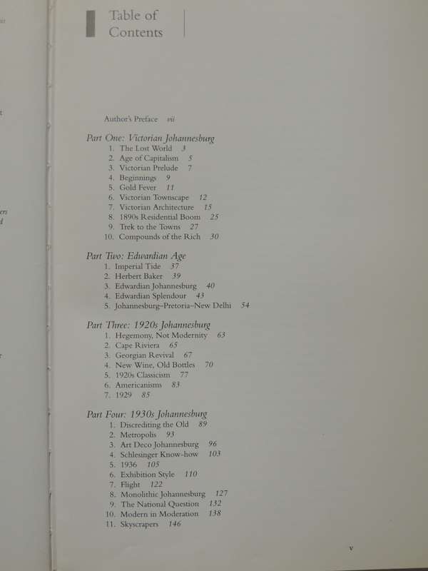 Johannesburg Style, Architecture & Society 1880's-1960s, Incl Wits Review Apr 2021 Vol 45 & .....