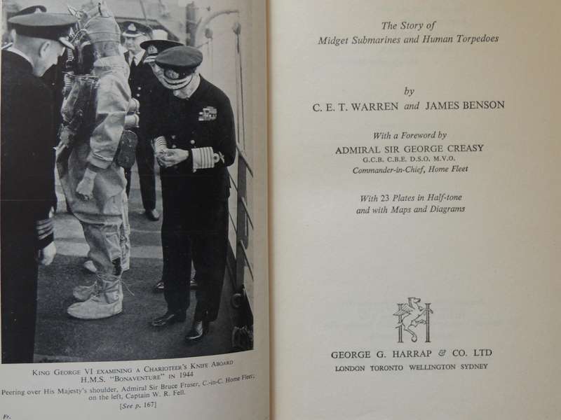 Above Us The Waves: The Story Of Midget Submarines An Human Torpedoes - C.E.T. Warren & James Benson