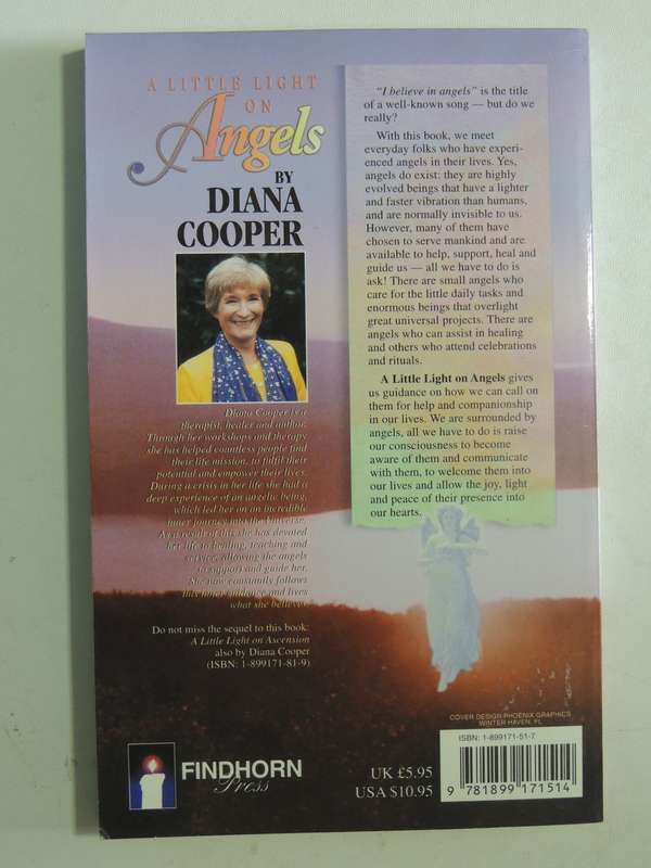 A Little Light On Angels - Diana Cooper    (Signed)