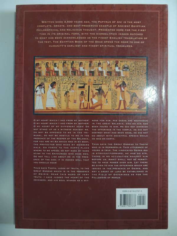 The Egyptian Book of the Dead, The Book of Going Forth by Day - Transl by Raymond Faulkner