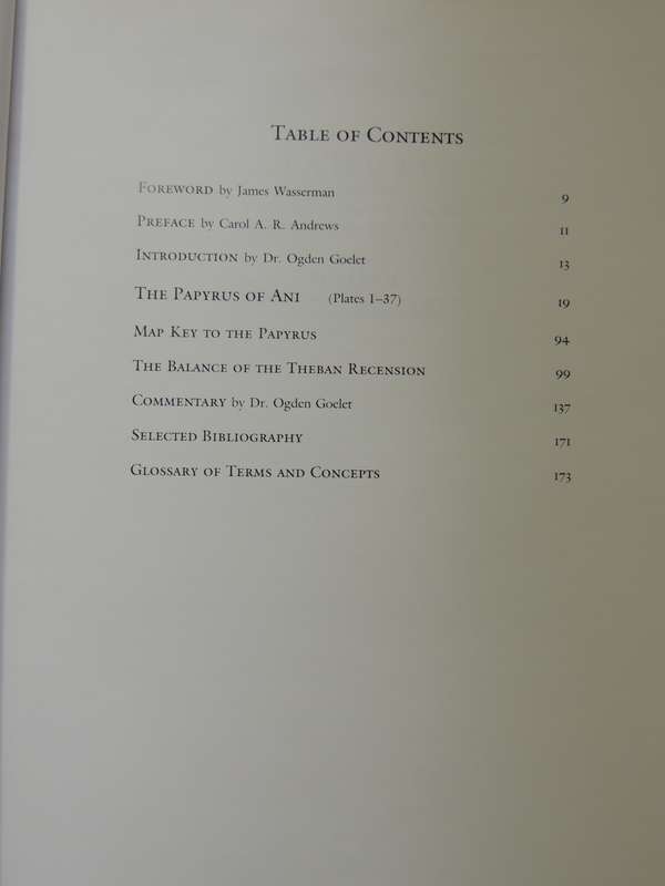 The Egyptian Book of the Dead, The Book of Going Forth by Day - Transl by Raymond Faulkner