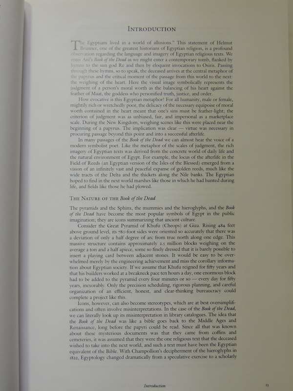 The Egyptian Book of the Dead, The Book of Going Forth by Day - Transl by Raymond Faulkner