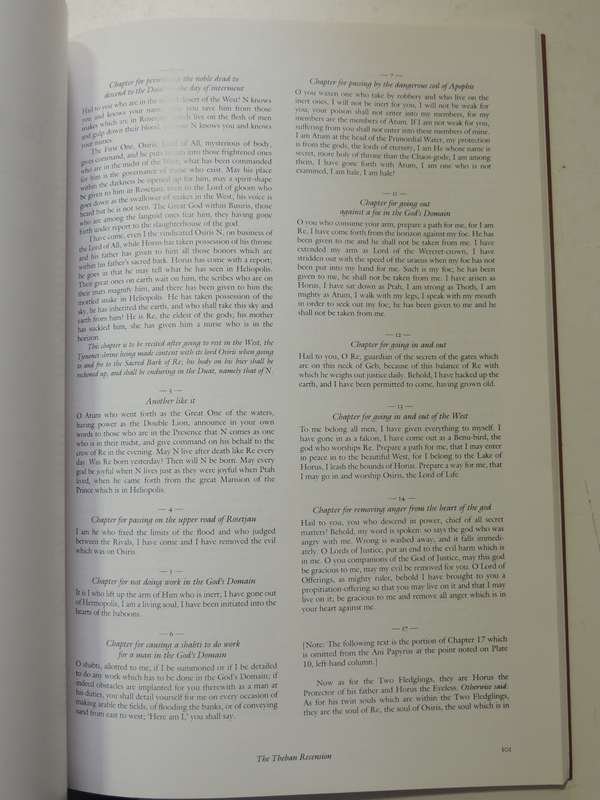 The Egyptian Book of the Dead, The Book of Going Forth by Day - Transl by Raymond Faulkner