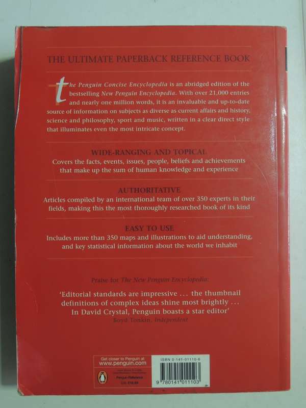 The Penguin Concise Encyclopedia - ed David Crystal