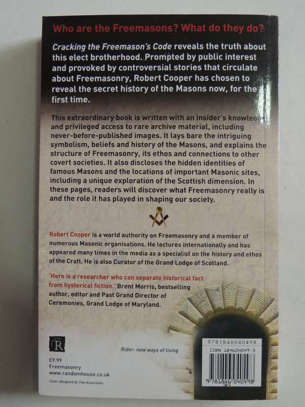Cracking The Freemason's Code: The Truth About Solomon's Key & The Brotherhood - Robert L.D. Cooper