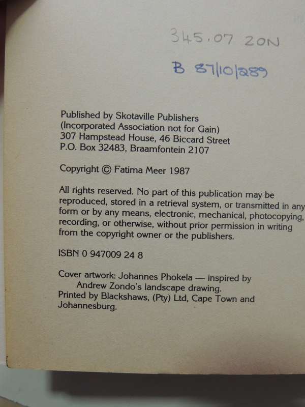The Trial Of Andrew Zondo: A Sociological Insight - Fatima Meer
