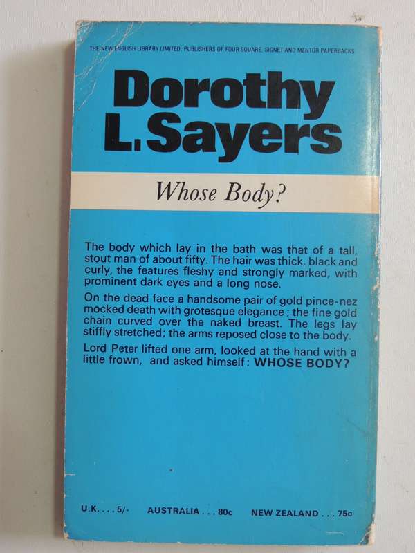 Whose Body?- Dorothy L. Sayers
