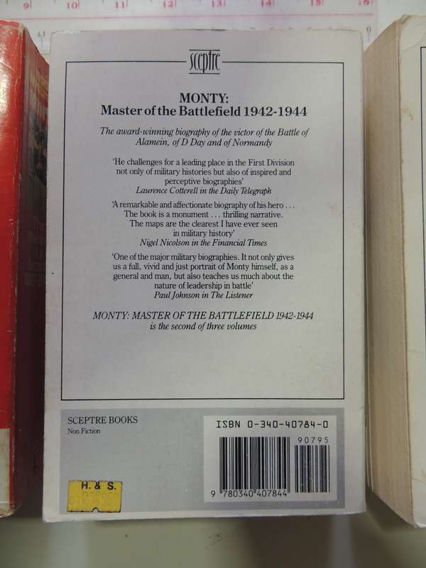 Monty: The Authorised Biography In Three Volumes   Nigel Hamilton