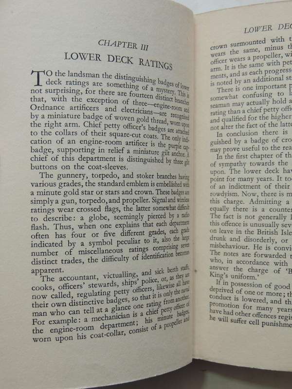 "Clear Lower Deck": An Intimate Study Of The Man Of The Royal Navy  - Sidney Knock  2nd Edition 1933