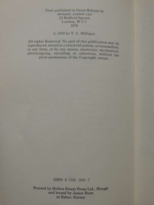 Monty: His Part In My Victory (1st Edition) - Spike Milligan