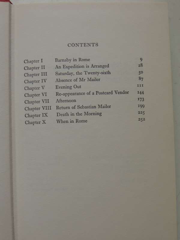 When In Rome - Ngaio Marsh   1st Edition