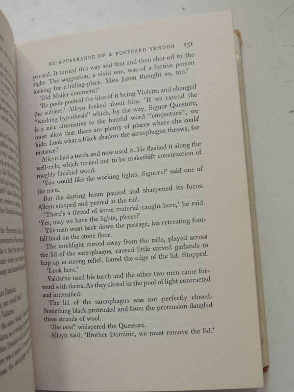 When In Rome - Ngaio Marsh   1st Edition