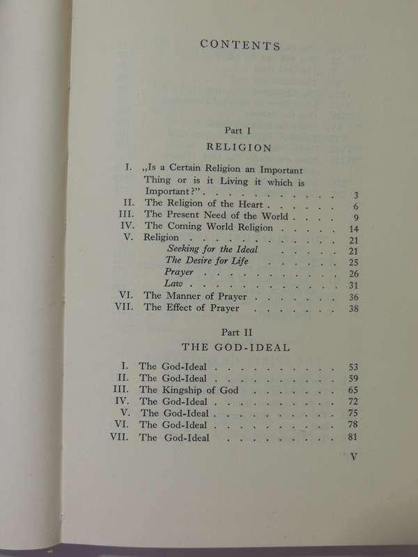 The Unity Of Religious Ideals - Hazrat Inayat Khan