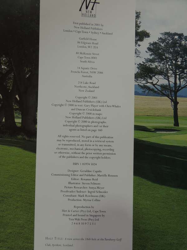 Gary Player's TOP Golf Courses of the World - Chris Whales, Duncan Cruickshank
