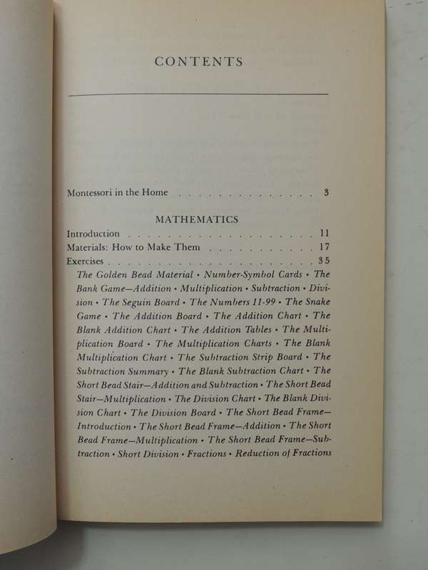 Teaching Montessori In The Home: The Pre-School Years  - Elizabeth G. Hainstock