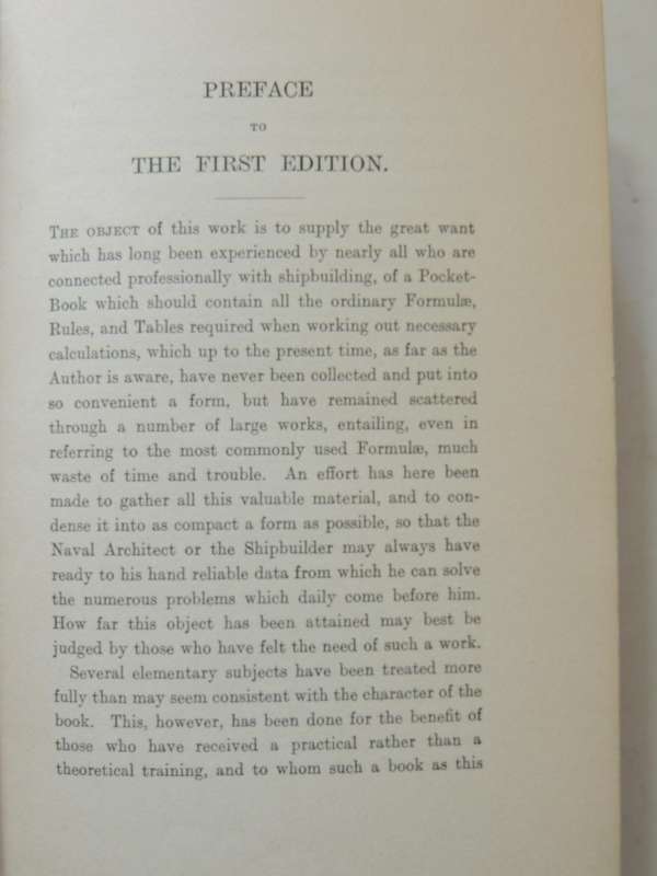 Mackrow's Naval Architect's Shipbuilder's Pocket Book: Formulae Rules And Tables For Marine Engineer