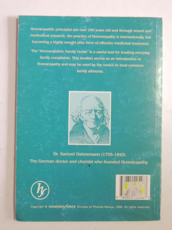 The Homoeopathic Family Guide:Classical Homoepathic Remedies For Common Ailments - Dr Berkeley Digby